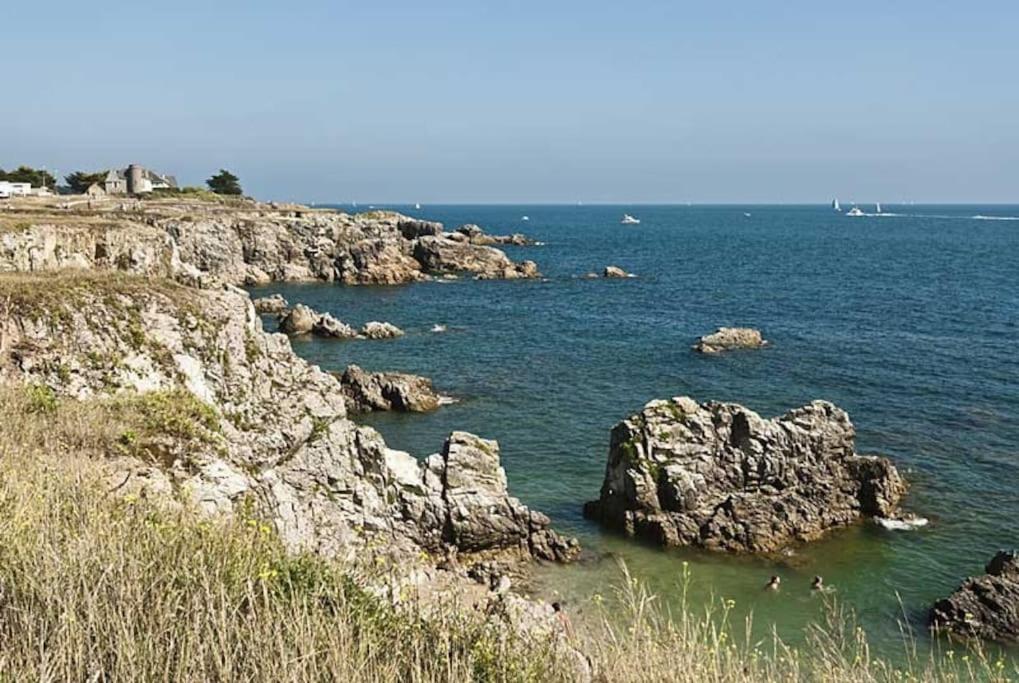 Cottage Bord De Mer Le Pouliguen Exteriör bild